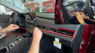 2022 Outlander RED STRIPE installation upgrade hit installation!