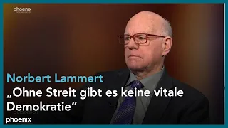 phoenix persönlich: Bundestagspräsident a.D. Norbert Lammert zu Gast bei Jörg Thadeusz