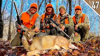 PUBLIC LAND Muzzleloader Buck!  (Indiana Big Woods Hunting)