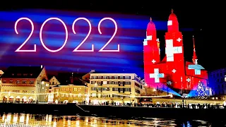 FABULOUS ZURICH | Light show in the Old City | New Year in Switzerland