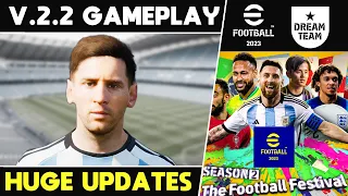 eFootball 2023 | V2.2 - HUGE GAMEPLAY UPDATES - DEFENDING, SHOULDER CHARGE, GK's, DRIBBLING