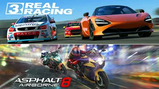 Asphalt 8 VS Real Racing 3 - FULL COMPARISON - graphics , gameplay etc..