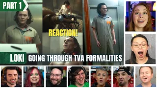 LOKI Goes Through TVA Formalities Reaction Compilation! [Part 1] | Loki 1x01