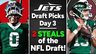 Jets Draft Braelon Allen & Jordan Travis!!! Day 3 Draft Picks & Reactions!