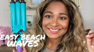 BED HEAD WAVE AFFAIR JUMBO 3 BARREL HAIR WAVER DEMO & REVIEW || EASY BEACH WAVES HAIR TUTORIAL