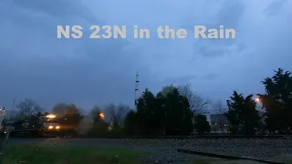 In the Rain - Norfolk Southern 23N