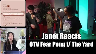 [Janet Reacts] OfflineTV's Fear Pong Part 4 with The Yard! 😱