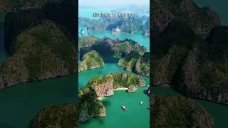 Best places to visit in VIETNAM 👉 Ha Long Bay, Sa Pa, Ban Gioc #vietnam #halongbay | Episode 2/5