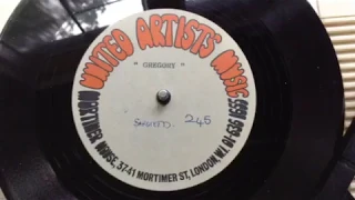 Peter Sarstedt "Gregory" Unreleased UK 1968 Demo Acetate, Folk Rock, Original Soundtrack !!!