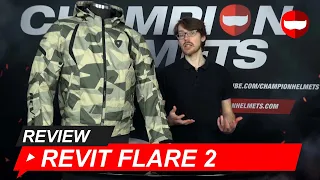 Revit Flare 2 Hoodie Motorcycle Jacket video Review - ChampionHelmets.com