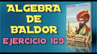 Algebra de Baldor Desde Cero - Ejercicio 169