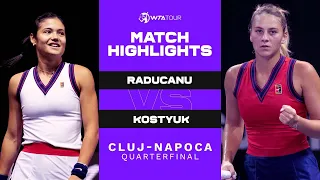 Emma Raducanu vs. Marta Kostyuk | 2021 Cluj-Napoca Quarterfinal | WTA Match Highlights