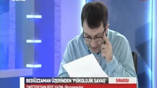 Prof. Dr. Nevzat Tarhan: "Bediüzzaman Üzerinden Psikolojik Savaş"