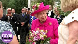 The Queen Visits Queens' College in Cambridge