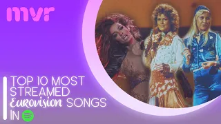 Top 10 Most Streamed Eurovision Songs in Spotify