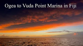 Solo sailing from Ogea west to Vuda Point Marina in Fiji