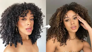 Getting Highlights On My Curly Hair For The First Time