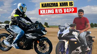 New Hero Karizma XMR vs Yamaha R15 V4/M.