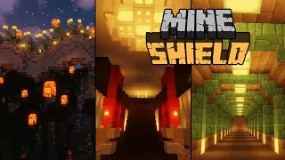 Майншилд: Второй этаж храма и рабочая зона. Выживание 1.15.2 MineShield #28