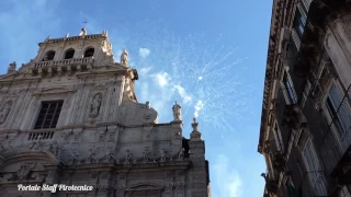 Apertura Festa San Sebastiano di Acireale 2017 con Sparo di Fuochi Artificiali della Ditta Fire Sud