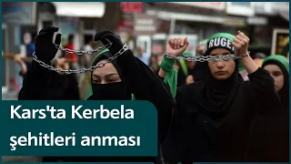 Kars'ta Kerbela şehitleri anması