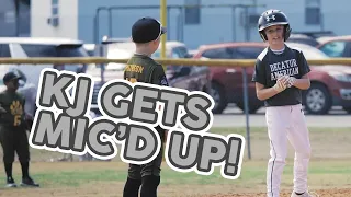 KJ Mic'd Up for His Baseball Game!