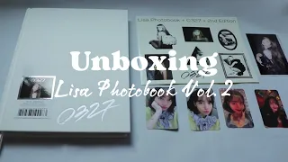 UNBOXING LISA PHOTOBOOK [0327] VOL. 2