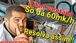 Titan 2000 falhando muito só chega a 60km/h resolvi desse jeito