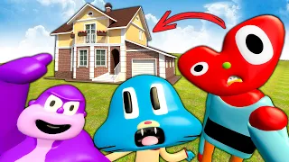 FUNNY FACES 3D SANIC CLONES MEMES FAMILY VS HOUSES! (Garry's Mod)