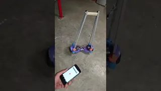 Hoverboard modified as a robot