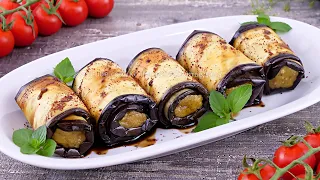 🍆Рулетики из баклажанов с орехово-чесночной начинкой по-грузински! Вкусная пикантная закуска!