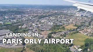 LANDING IN PARIS ORLY AIRPORT 4K
