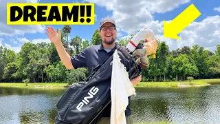 SURPRISING JON WITH HIS DREAM GOLF CLUBS! (He Had No Idea!)