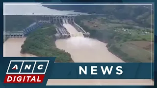 LOOK: Magat Dam releases water amid rains due to 'Paeng' | ANC