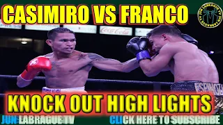 John riel angas Ng pinas casimiro Vs Ricardo Espinoza franco KNOCK OUT HIGH LIGHTS