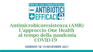 Webinar "Antimicrobico-resistenza, l’approccio One Health al tempo della pandemia COVID-19"