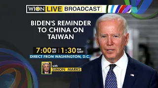 WION Live Broadcast | Biden's reminder to China on Taiwan | Direct from Washington DC | English News