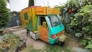 "BELLA", the Piaggio Ape TM703 #Ape TM, #Piaggio #camper #diy #eigenbau