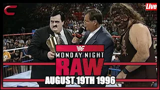 Monday Night War Watch Along- WWF RAW August 19th, 1996 Full Show