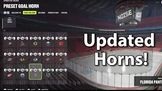 NHL 24 Official Goal Horns *no crowd*