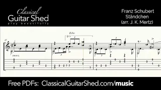 Franz Schubert: Standchen - Free Classical Guitar Sheet Music