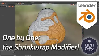 ONE BY ONE: The Shrinkwrap Modifier in Blender 2.93 for retopology or surface based geometry.