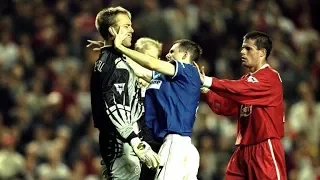 The dirty side of Merseyside derby : Fights, Fouls, Dives & Red cards | Liverpool vs Everton