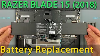 Razer Blade 15 2018 Advanced Battery Replacement