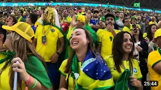 Brazil Turn Up The Heat in FIFA WorldCup vs Serbia  🇧🇷 🔥 | #fifa #brasil #brazil #qatar #fan #dance