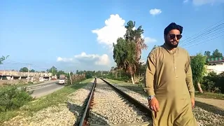 Nowshera-to-Rawalpindi - KPK- Pakistan - Nowshera - Railway - on-Track - KPK - Pakistan - FK-Saadat