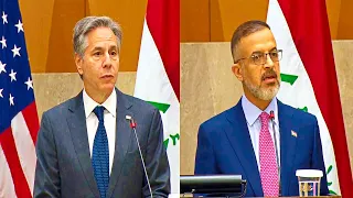 U.S.-Iraq Higher Coordinating Committee Meeting: Blinken and Tamim Co-Chair