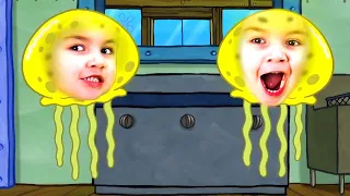 Two Sponges Parody with Dominika | Spongebob