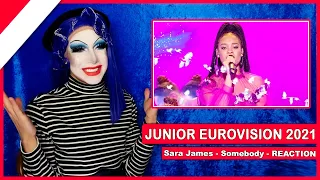 POLAND - Sara James - Somebody (LIVE) | Drag Queen Reacts to Junior Eurovision 2021