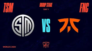 TSM vs FNC｜Worlds 2020 Group Stage Day 1 Game 6